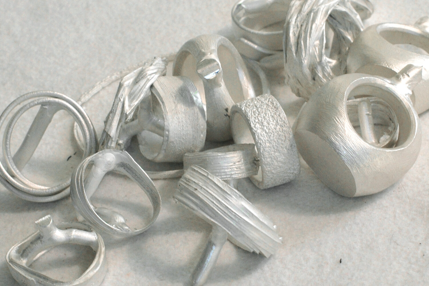 Gussrohlinge in Silber 925